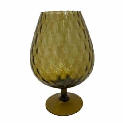 Vintage Italian Empoli Green Vase