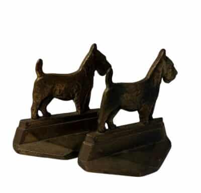 Pair of Antique Scottie Dog Bookends