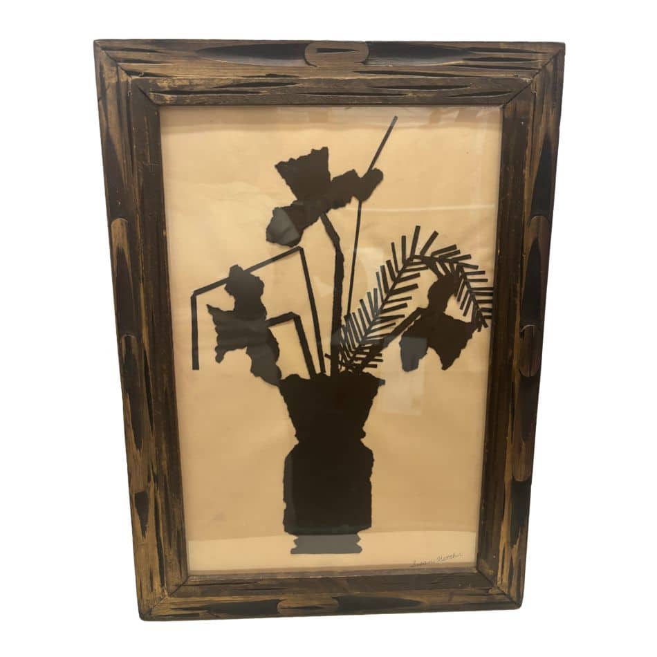 Vintage Collage Floral Art