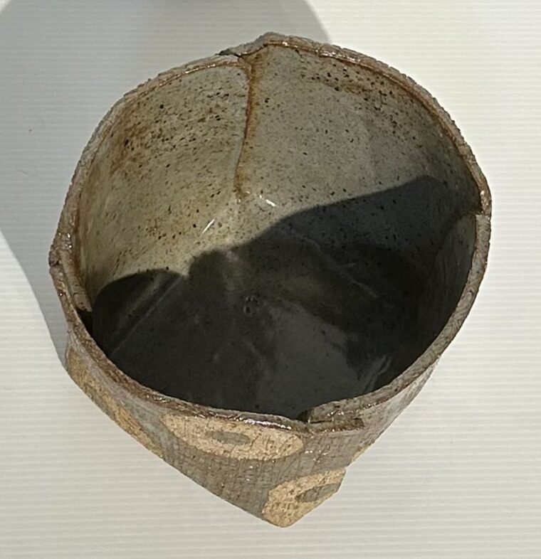 Hand Thrown Pot with Overlapping Edges - Image 3