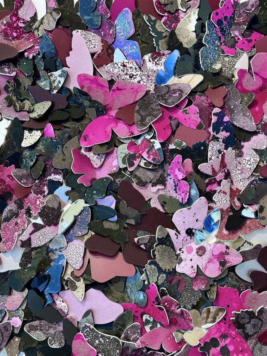 3D Butterfly Mixed Media Original Art - Image 4