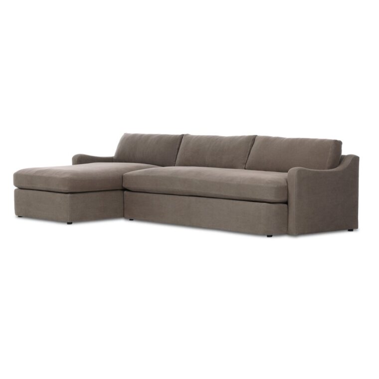Canvas Left Chaise Two Piece Sofa Sectional - Image 12
