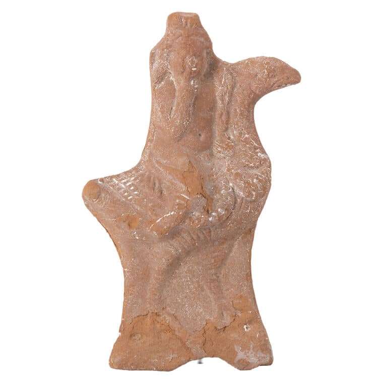 Antique Egyptian Terracotta Statuette