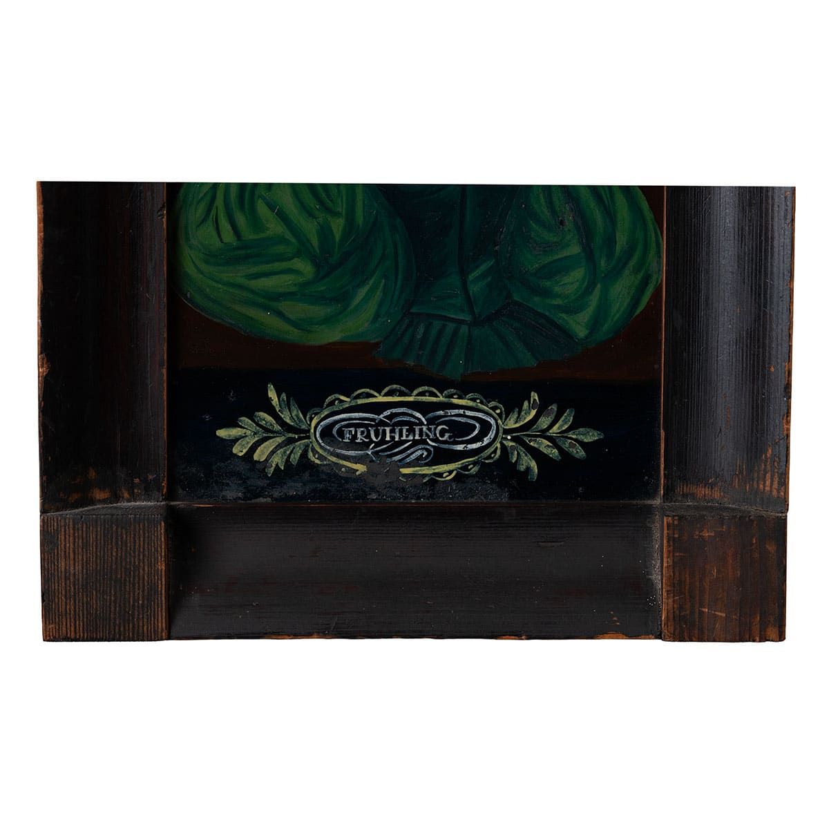 Vintage German Reverse Painting Original Art - Image 4