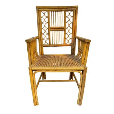 Vintage Bamboo Brighton Arm Chair