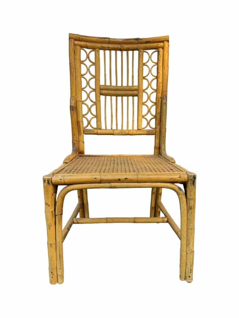 Vintage Bamboo Brighton Side Chair