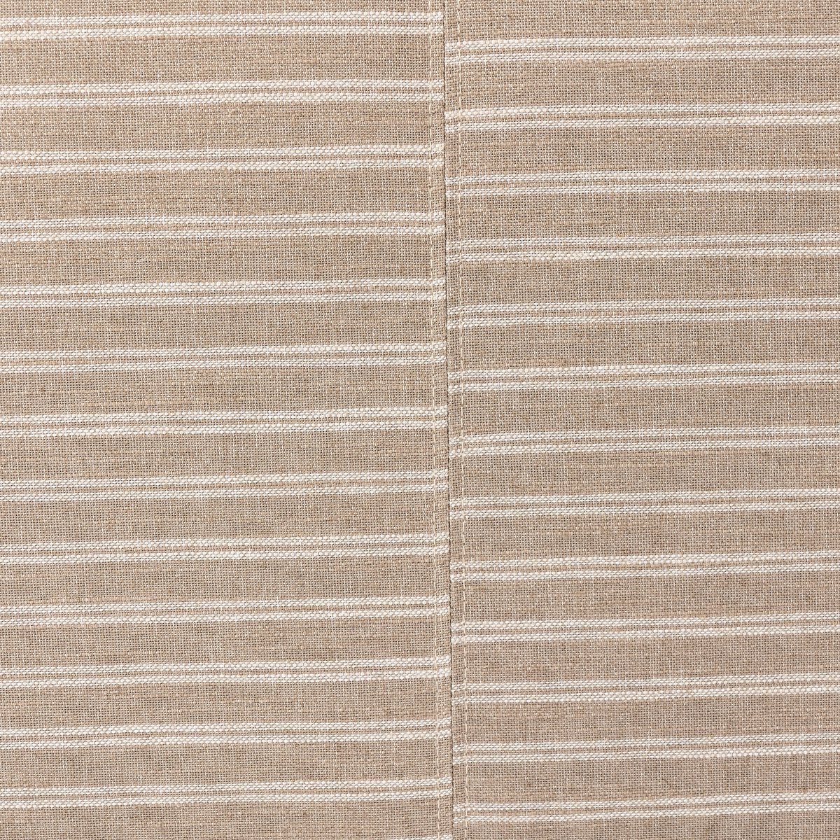 Six Leg Bench in Stripped Sand Fabric - Image 11