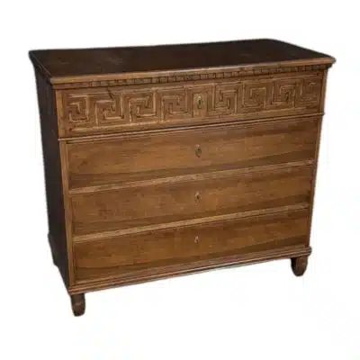 Italian Walnut Gustavian Style Chest