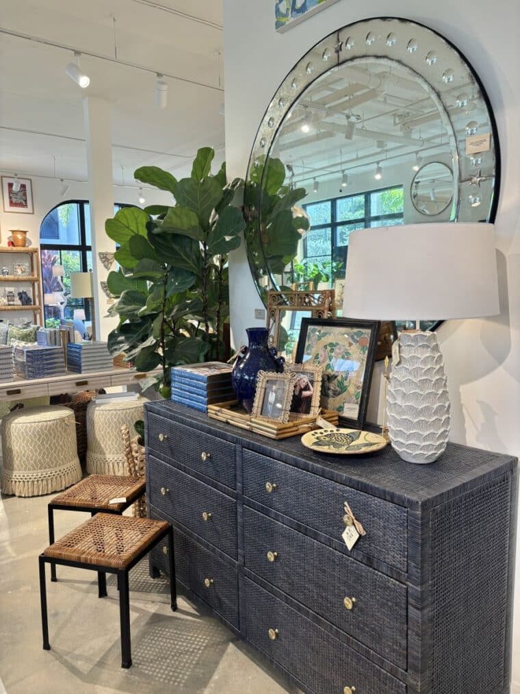 Double Dresser in Wrapped Peeled Rattan - Image 12