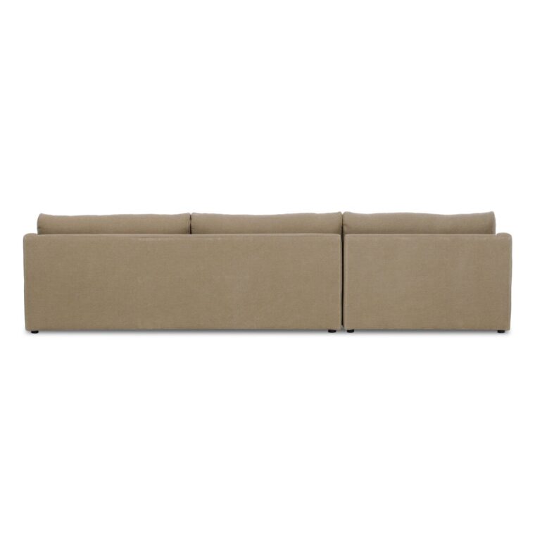 Canvas Left Chaise Two Piece Sofa Sectional - Image 3