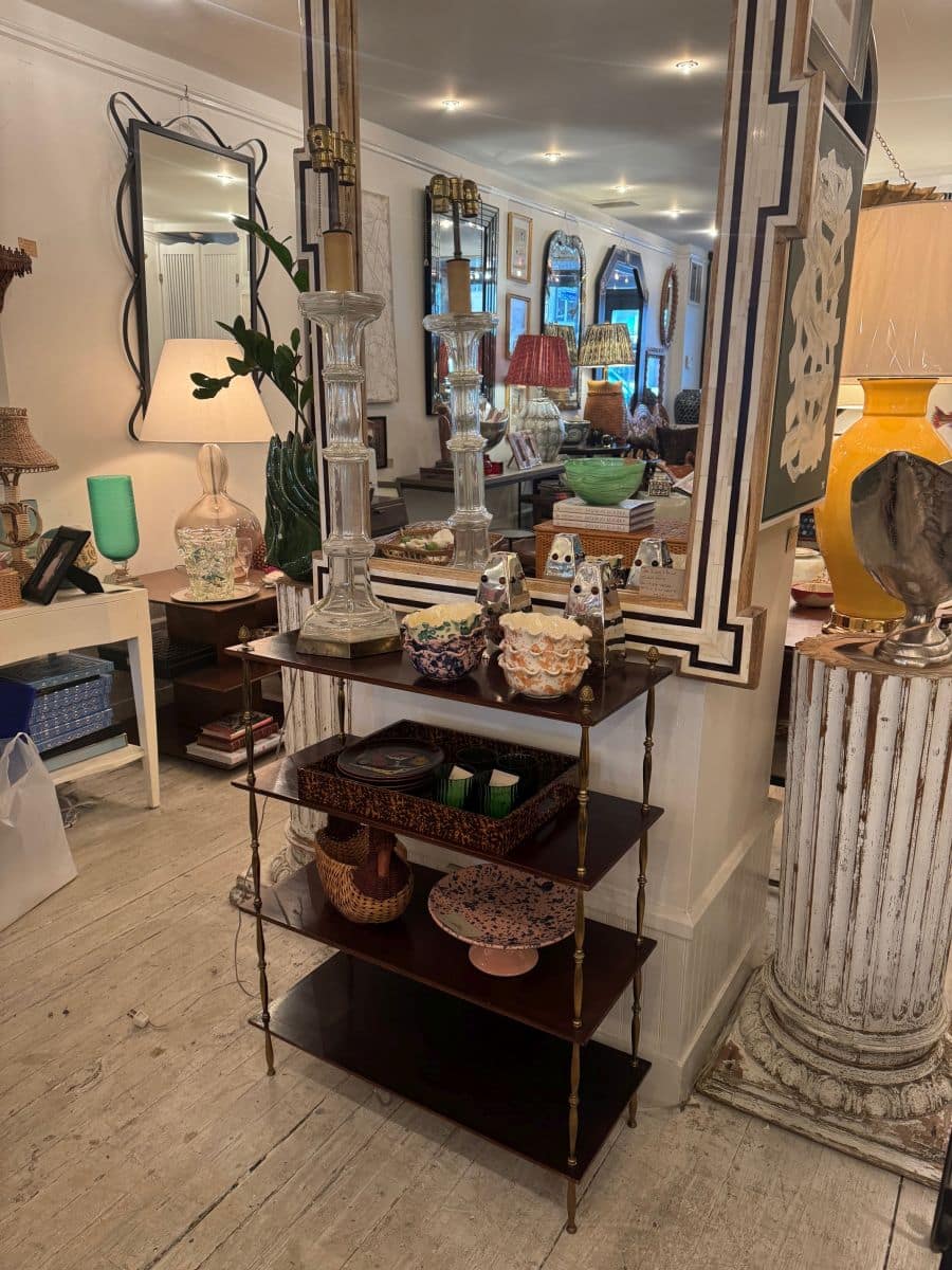 Pair of Vintage Four Tier Entry Tables - Image 3