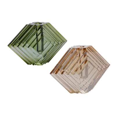 Stacked Diamond Vase