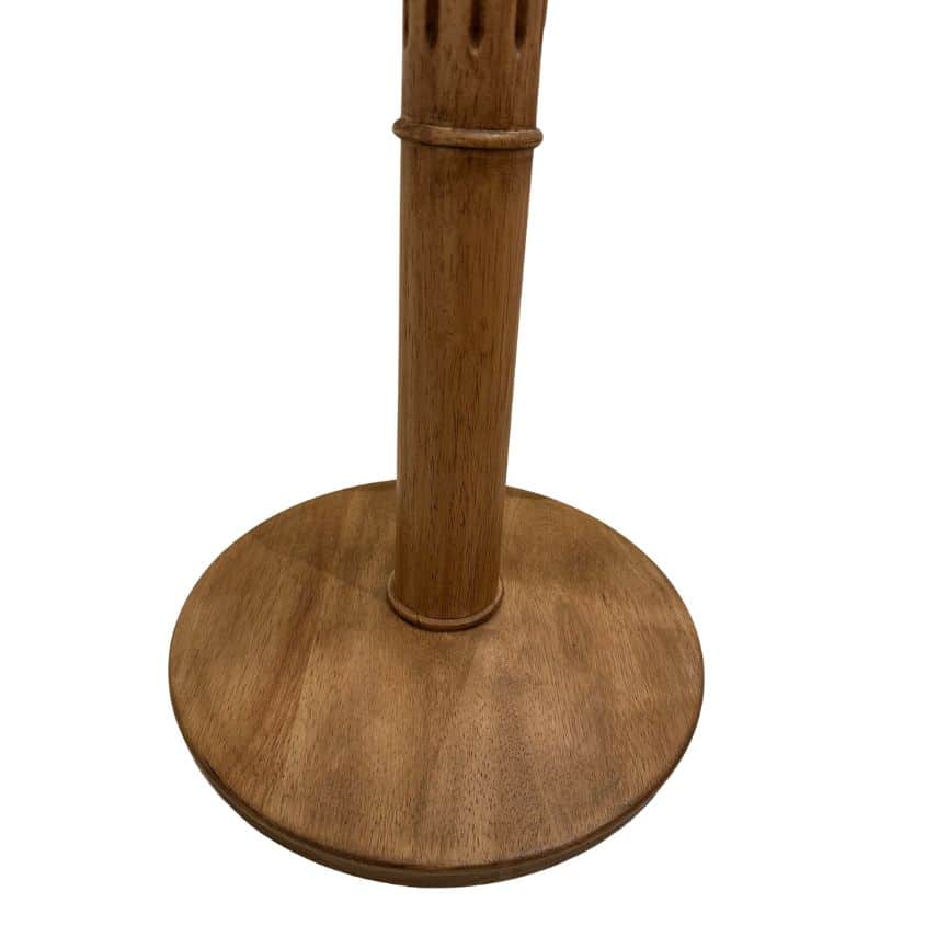 Turned Wood Column Floor Lamp - Image 5