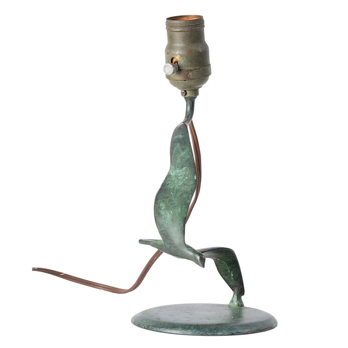 Vintage Metal "Bird in Flight" Table Lamp - Image 3