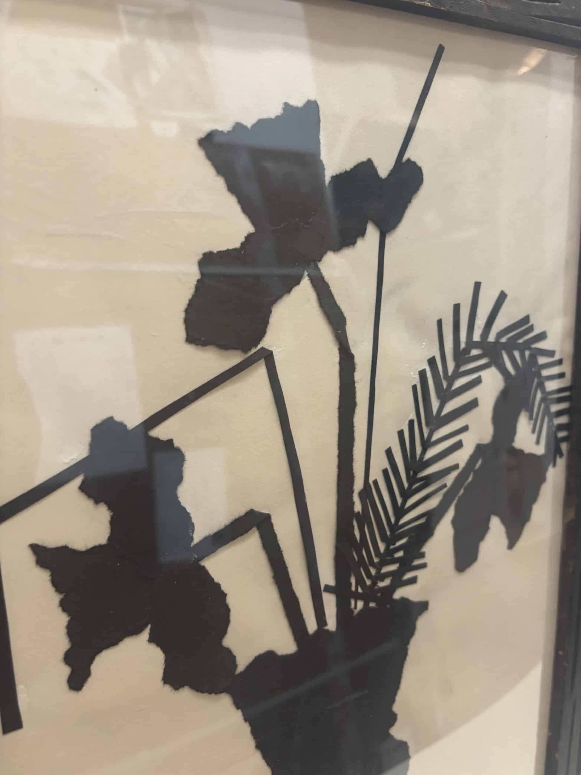 Vintage Collage Floral Art - Image 3