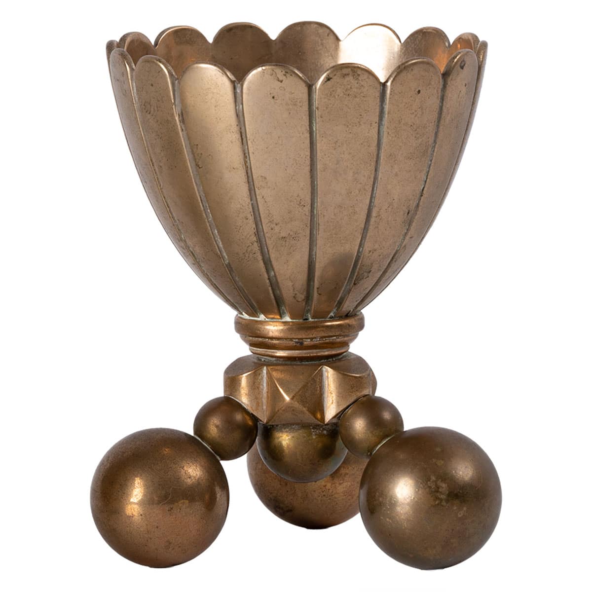 Vintage Decorative Ostrich Egg in Stand - Image 6