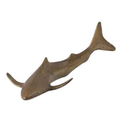 Vintage Brass Shark