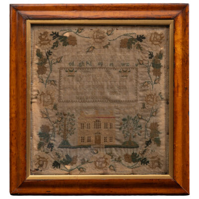 Framed Vintage English Needlework