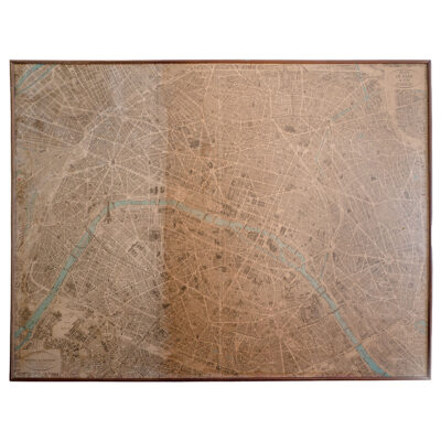 Vintage Map of Paris