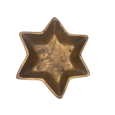 Vintage Italian Porcelain Gold Star Bowl