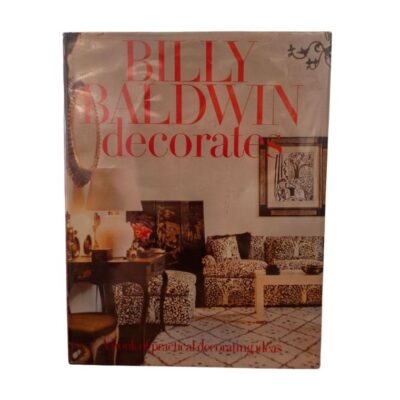 Billy Baldwin Decorates First Edition Book