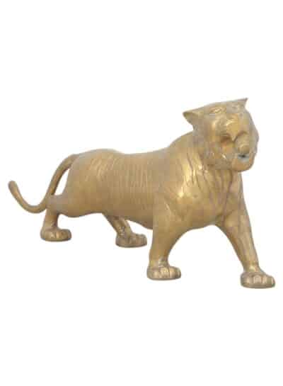 Oversized Vintage Brass Tiger