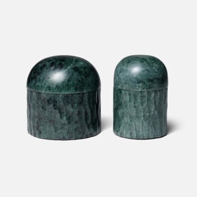 Domed Marble Containers