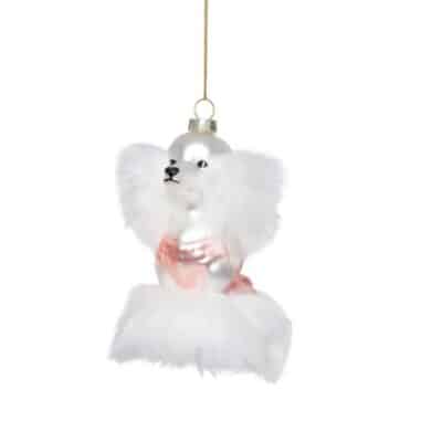 Glass Standard Poodle Ornament
