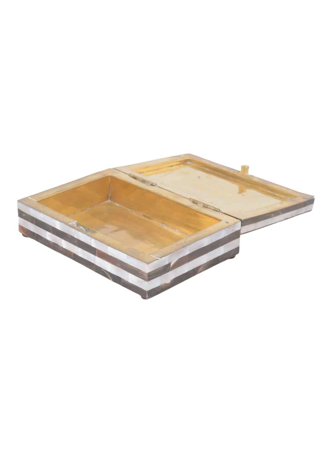 Vintage Striped Mother of Pearl Box - Image 6