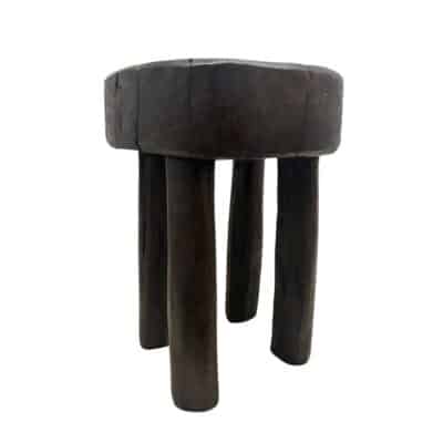 Vintage African 3 Leg Wooden Stool