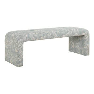 Large Waterfall Bench in Shell Print