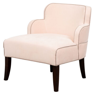 Mariette Deco Style Blush Accent Chair
