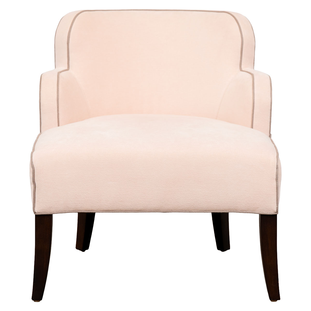 Mariette Deco Style Blush Accent Chair - Image 2