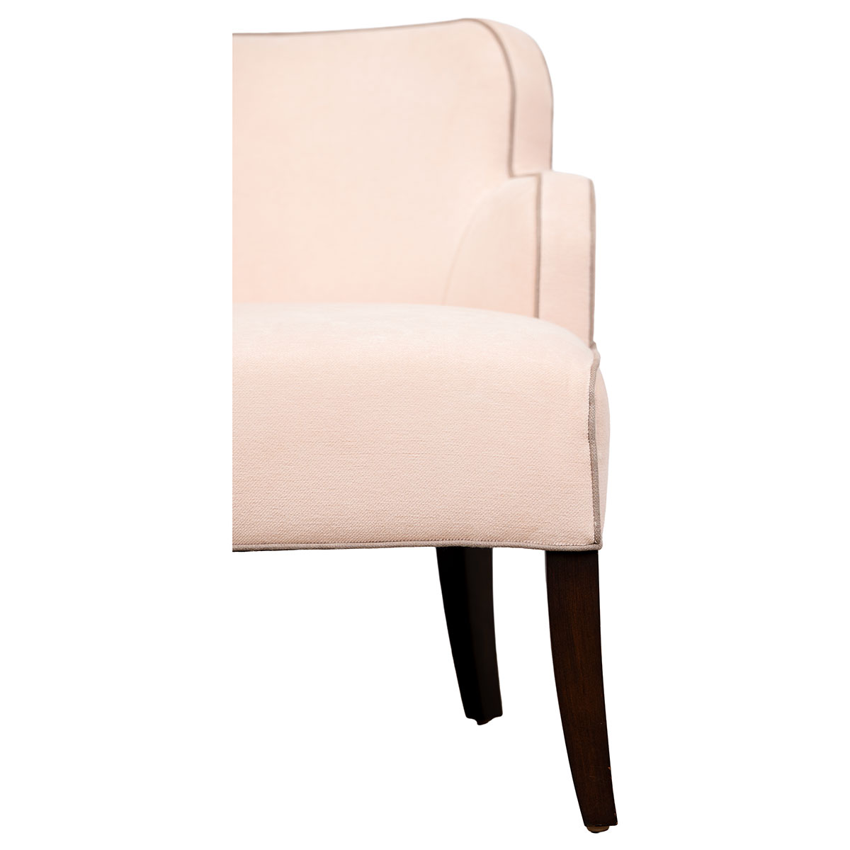 Mariette Deco Style Blush Accent Chair - Image 6