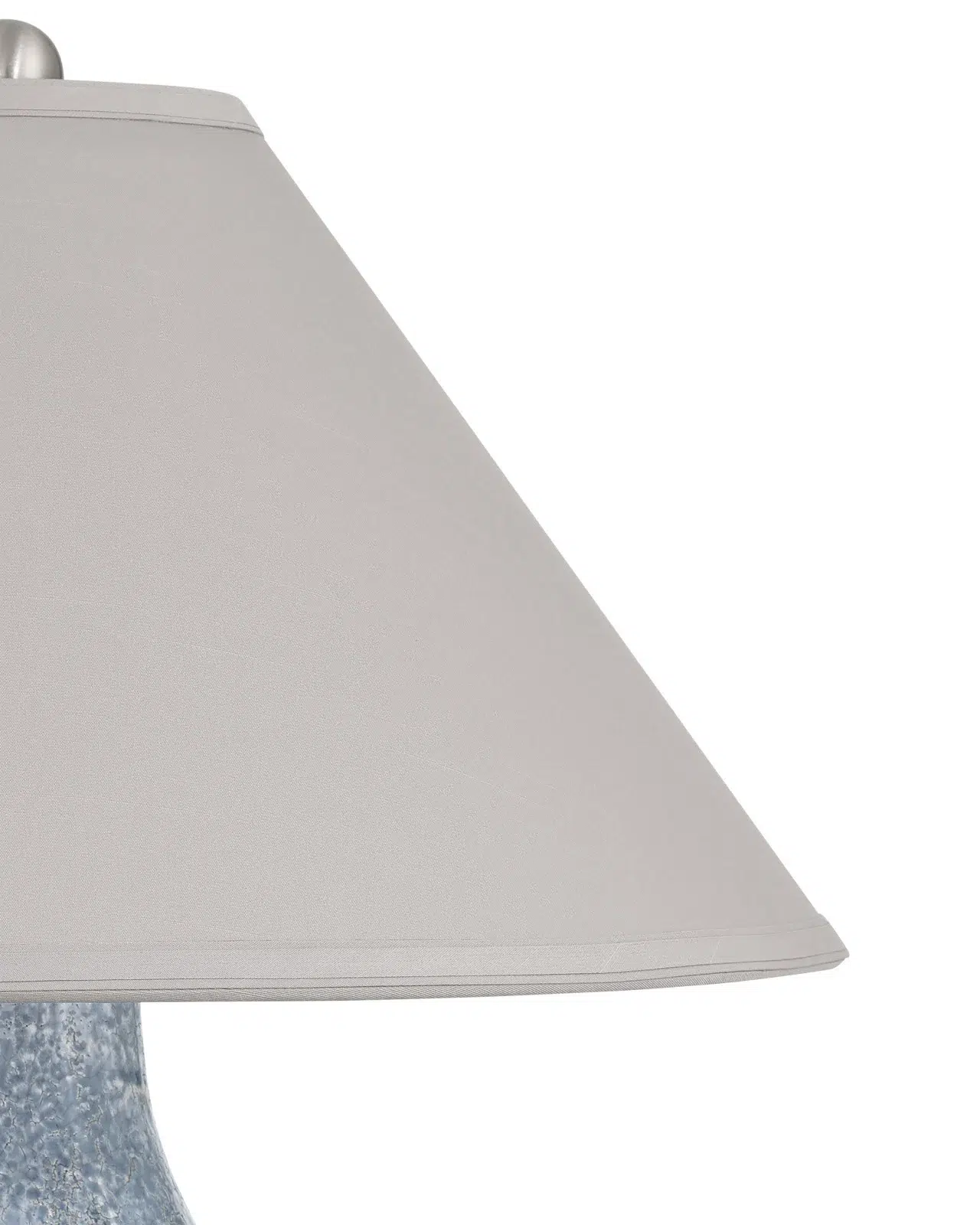 Blue Grey Crackle Glaze Table Lamp - Image 4