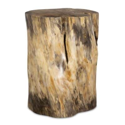 Cross Cut Tamarind Wood Stool