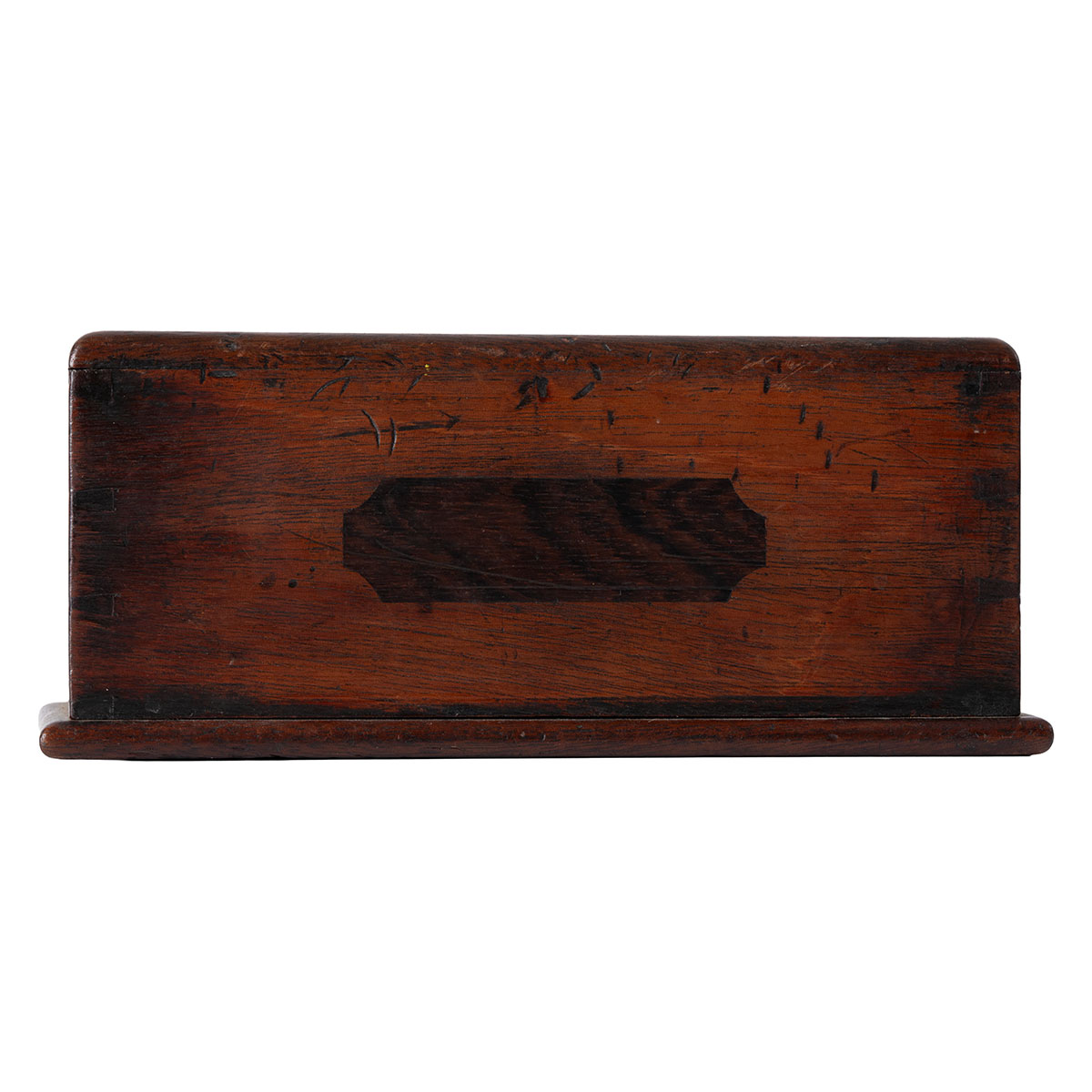 Antique Hand Crafted Wood Coin Box - Image 6