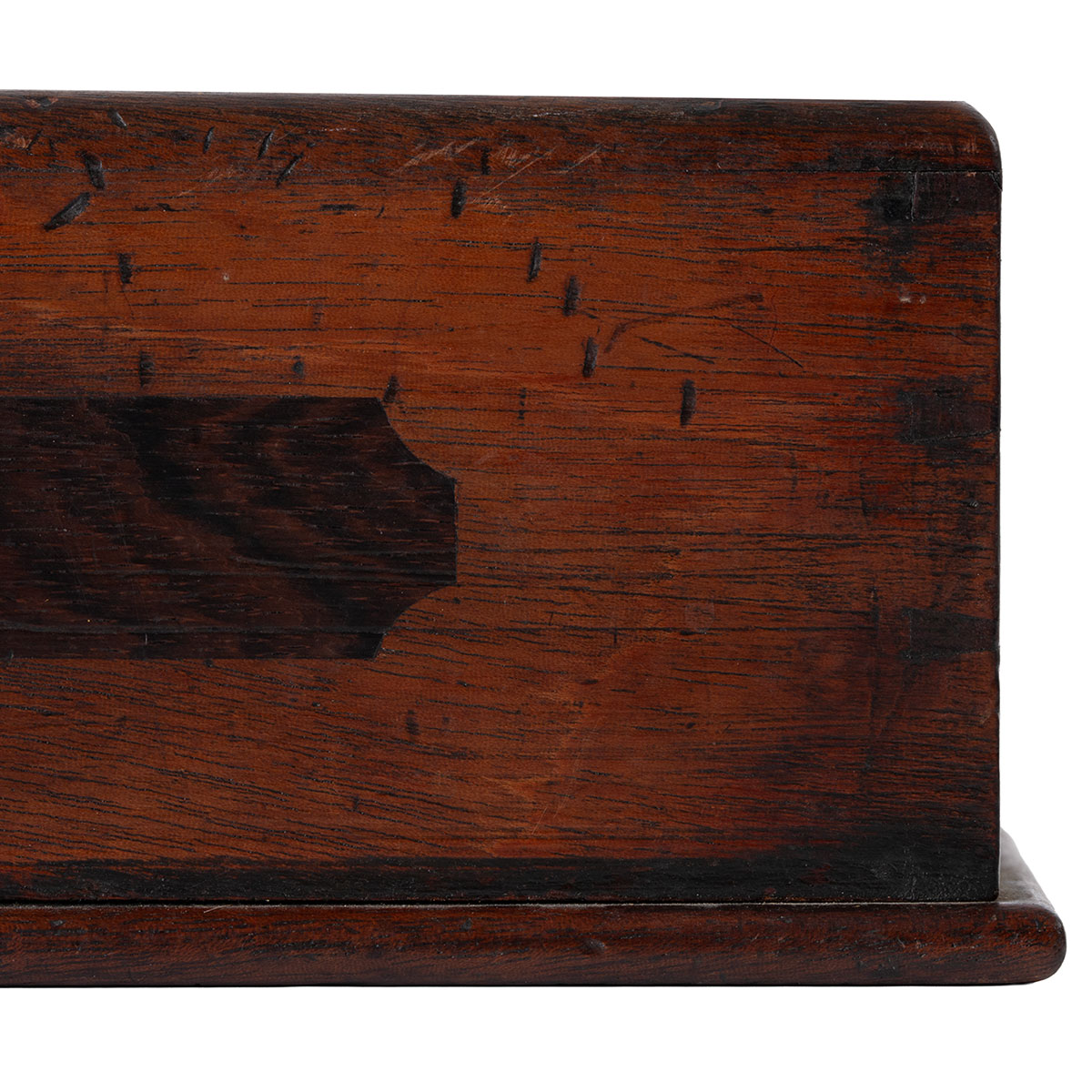 Antique Hand Crafted Wood Coin Box - Image 5