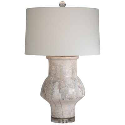 Hand Made Glazed Pottery Table Lamp