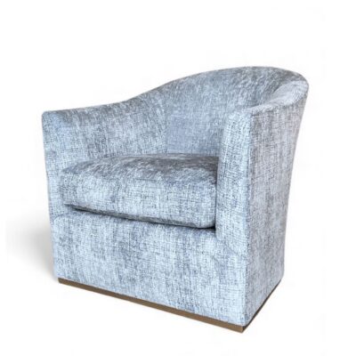 Alexander Shadow Baltic Blue Swivel Chair