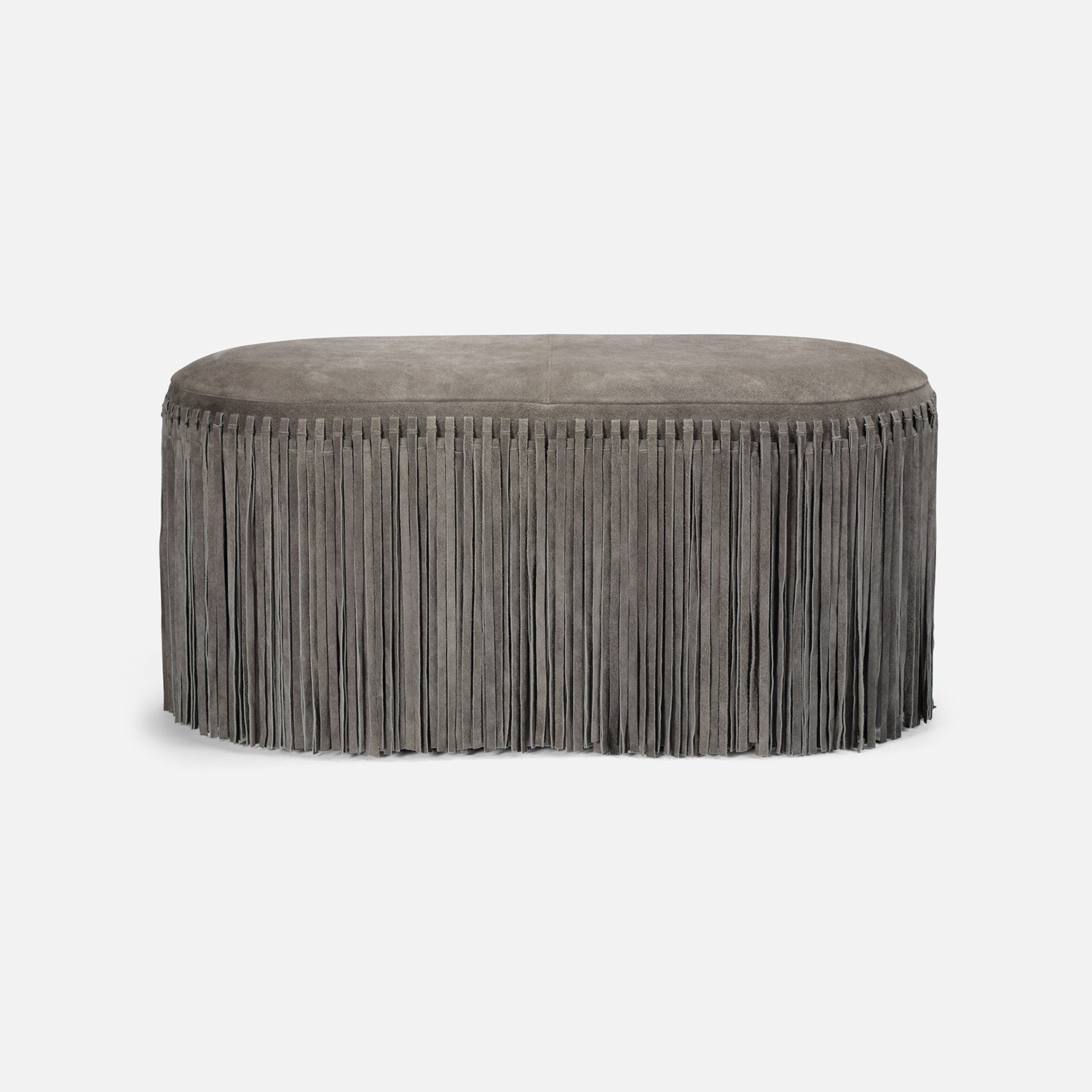 Fringed Suede Benches - Image 11