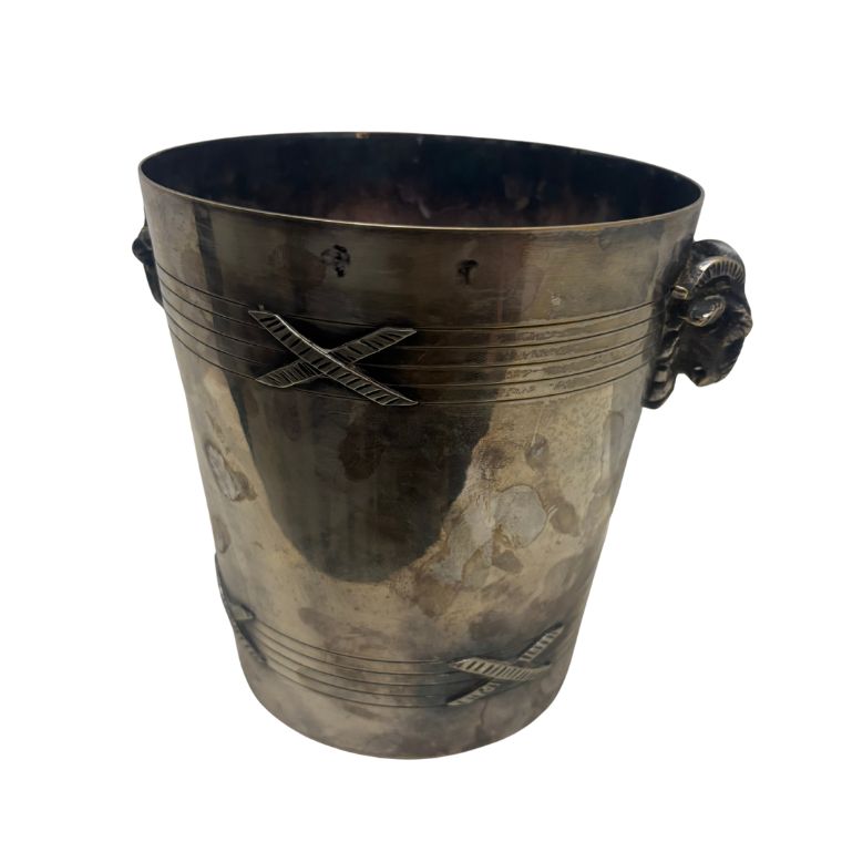 Vintage Ram's Head Champagne Bucket - Image 2