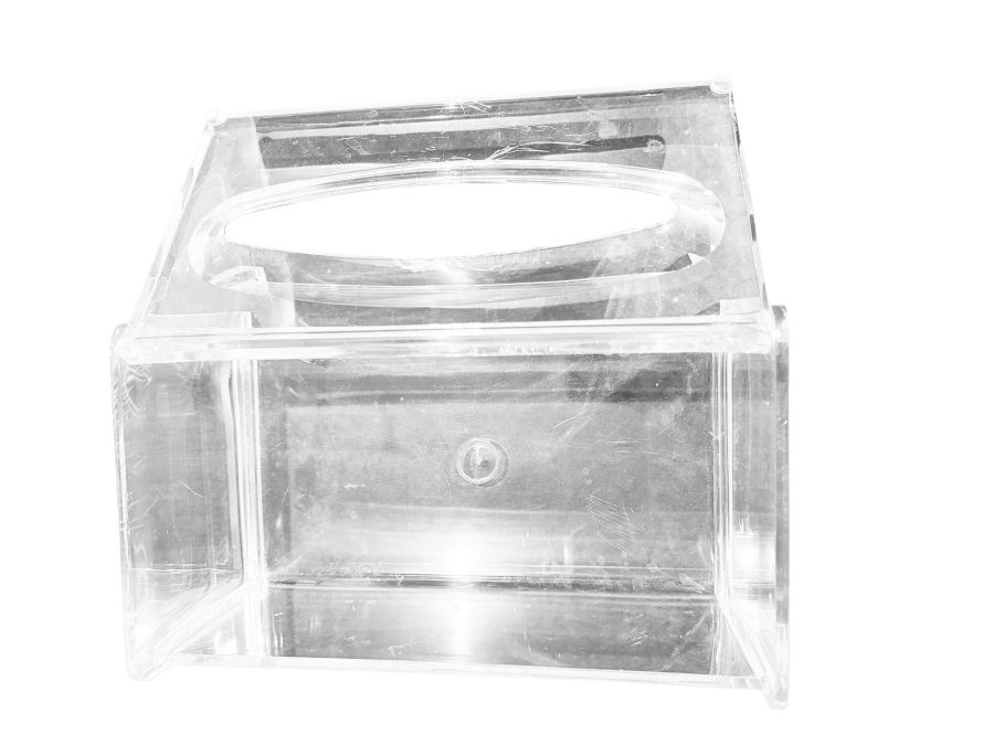 Vintage Acrylic Tissue Box - Image 3