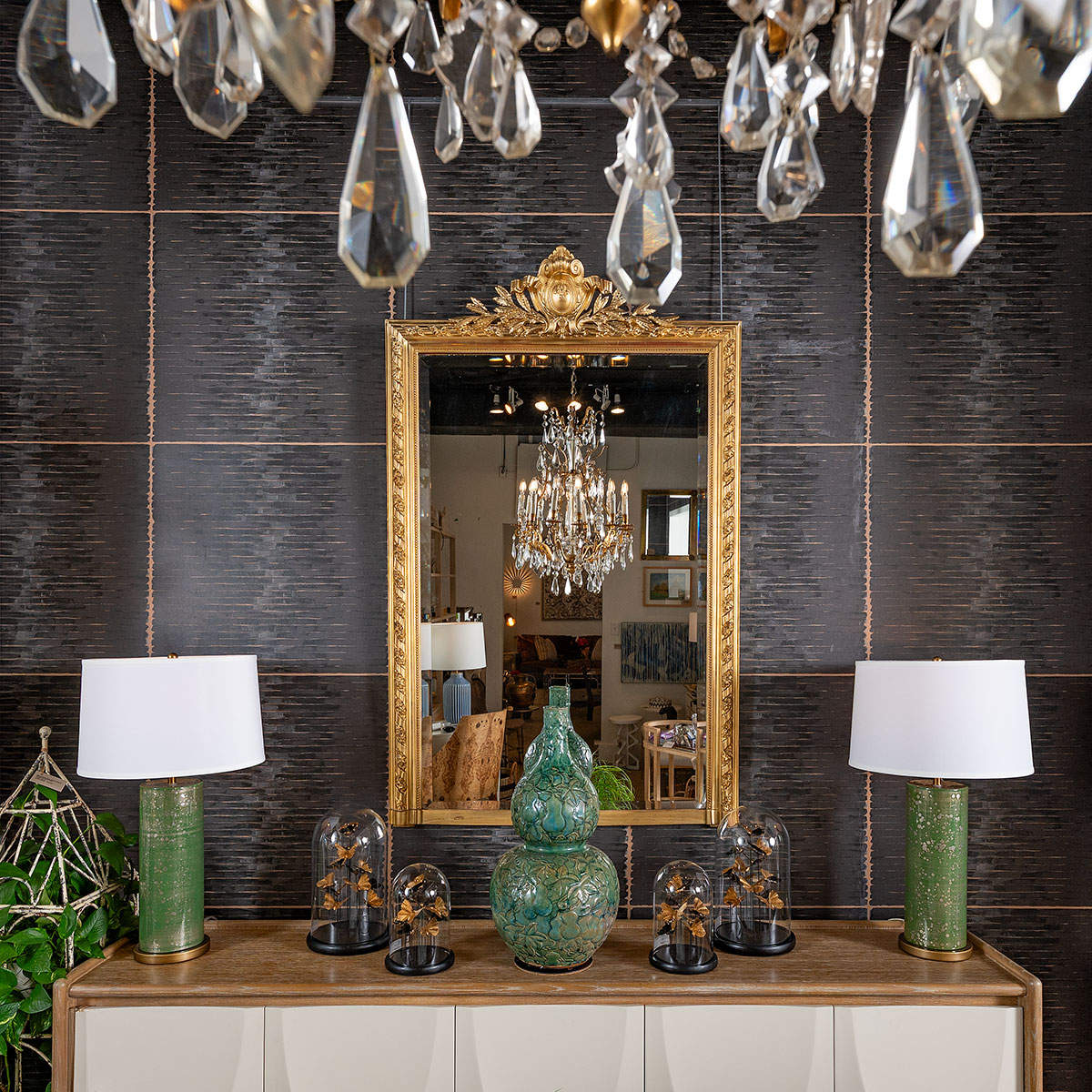 Antique Ornate French Mirror - Image 5