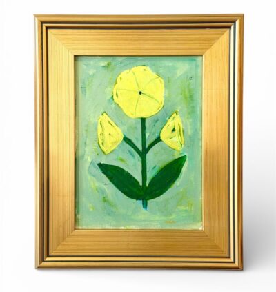Yellow Floral Original Art