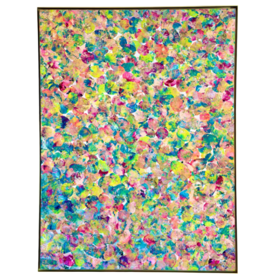 Pastel Gilded Pansies Original Art