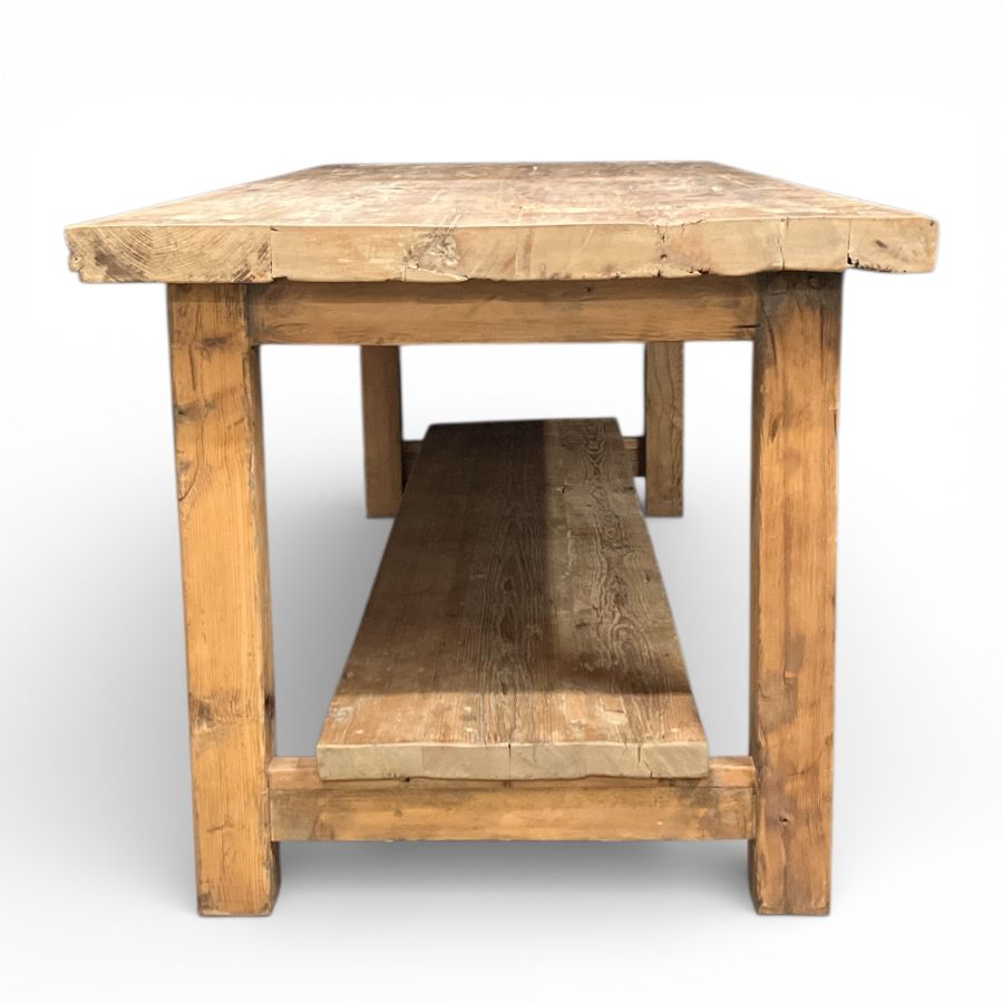 Vintage Kitchen Pine Work Table - Image 5