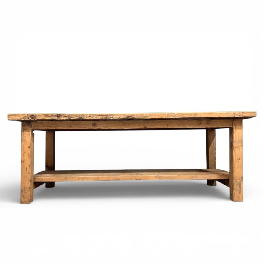 Vintage Kitchen Pine Work Table - Image 3