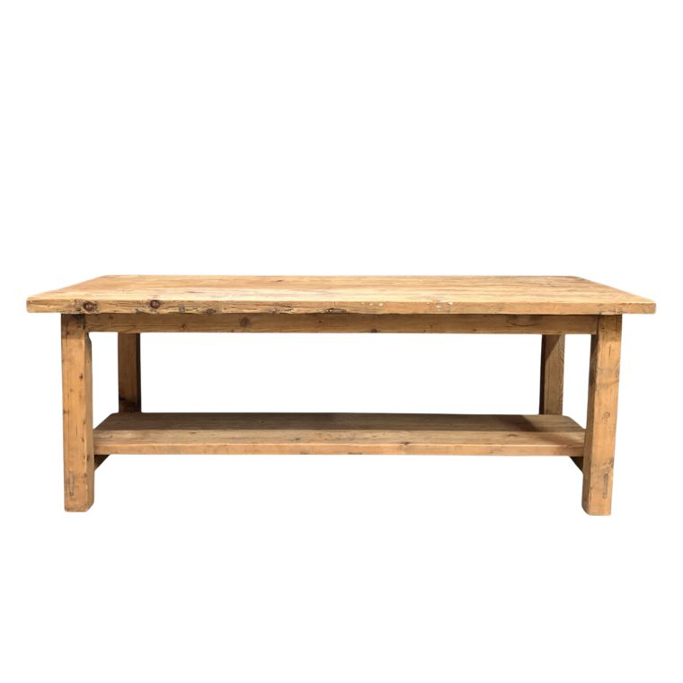 Vintage Kitchen Pine Work Table