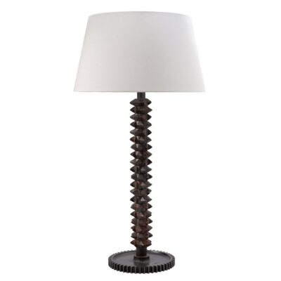 Industrial Metal Cog Table Lamp